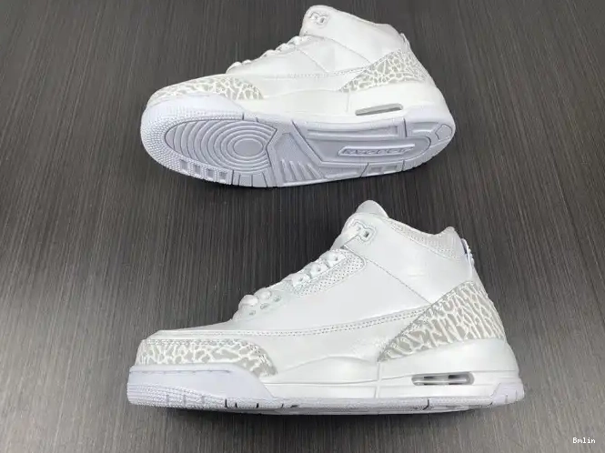 Bmlin Shoes Retro 'Triple 3 Jordan 429487-111 White' Air PS 0528